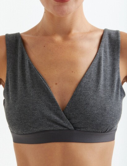 Movesgood Bamboo Soft Bra Grey L/XL