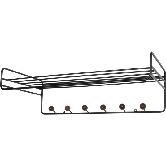 Maze Bill Hat rack hattehylle Svart, m?rkebrun Maze Bill Hat rack hattehylle Svart, m?rkebrun