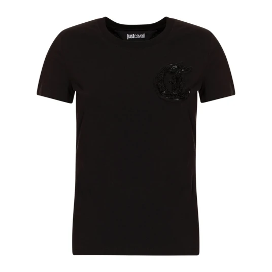 Just Cavalli Dame Topper Svart L Just Cavalli Dame Topper Svart L