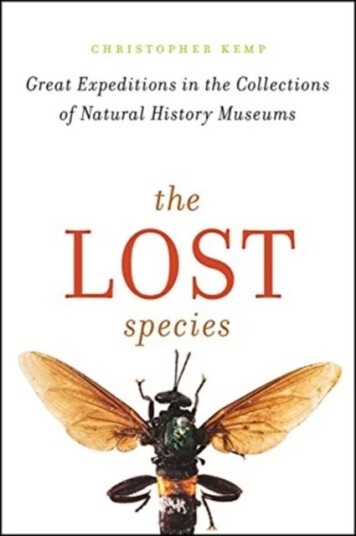 The Lost Species Av Christopher Kemp The Lost Species Av Christopher Kemp