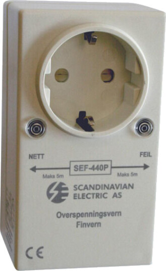 Micro Matic Overspenningsvern SEF-440P Pluggbart finvern for stikkontakt - 1661492 Micro Matic Overspenningsvern SEF-440P Pluggbart finvern for stikkontakt - 1661492