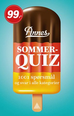 Annes sommerquiz, Veldig pen bok / som ny Annes sommerquiz, Veldig pen bok / som ny