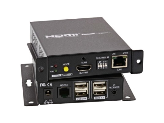 Inline 64601, Sender Og Mottaker, Koblet Med Ledninger (Ikke Trådløs), 100 M, Cat5, Cat6, 3840 X 2160 Piksler, 30 Hz