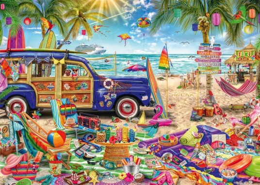 Schmidt Spiele Puslespill - 1000 brikker - A Sunny Break