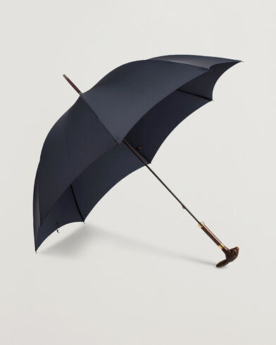 Fox Umbrellas Brown Rabbit Umbrella Navy Fox Umbrellas Brown Rabbit Umbrella Navy