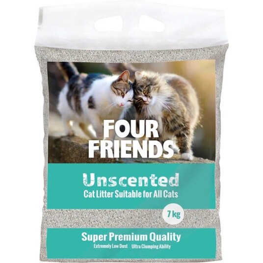 Four Friends Kattesand Unscented 14 kg