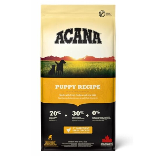 Acana Hundefôr Puppy & Junior Tørrfor 17 kg - Helfôr for Valper Acana Hundefôr Puppy & Junior Tørrfor 17 kg - Helfôr for Valper