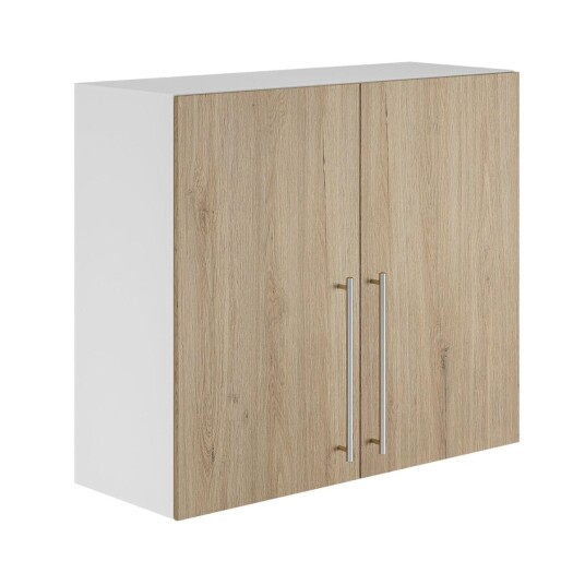 Alterna Vaskerom: Overskap B60-80xd30xh72cm m/2 Dører Eik / 60cm