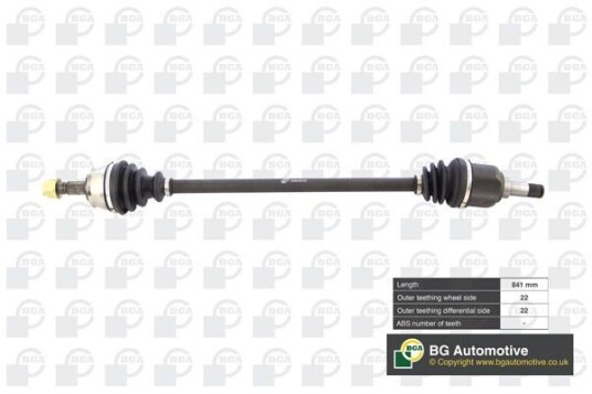 Bga Drivaksel BGA DS2201R Bga Drivaksel BGA DS2201R