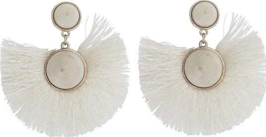 Pieces Pcalama M Earrings Sww White ONE SIZE