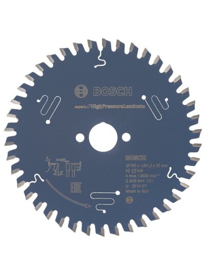 Bosch Sirkelsagblad Expert for High Pressure Laminate 140 x 20 x 1,8 mm, 42