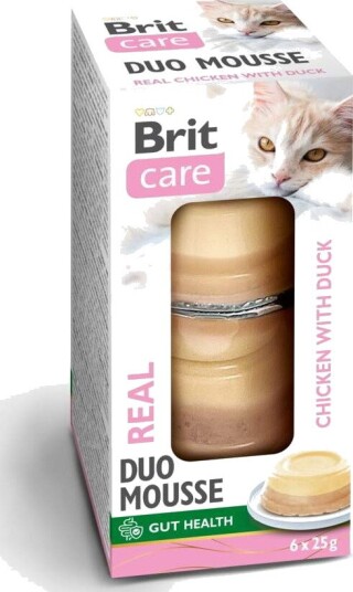 Brit Care Cat Double Layer Mousse Chicken & Duck 6x25 g