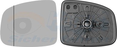 VAN WEZEL 2562831 Speilglass, ytterspeil