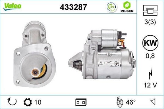 Starter VALEO 433287 Starter VALEO 433287