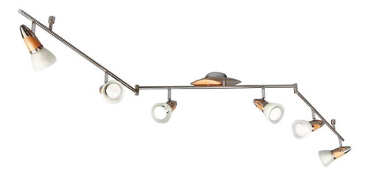 Lindby LED-taklampe Marena av tre med 6 lyskilder