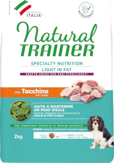 Natural Trainer Tørrfôr Adult Light In Fat Mini Med Kalkun 2 kg