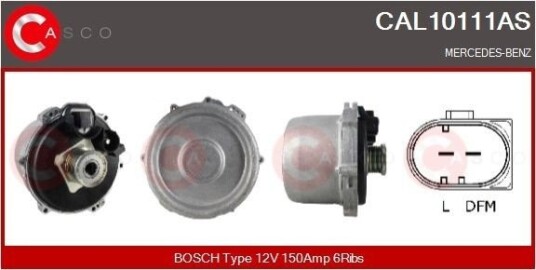 CASCO CAL10111AS Dynamo