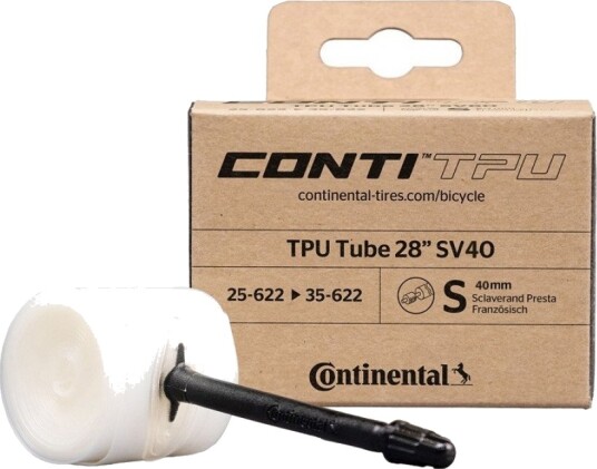 Continental Tpu Tube 700 X 25-35C (25-622->35-622) Presta (Removable Core) 40 Mm