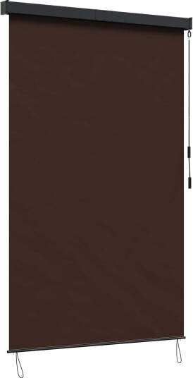 vidaXL Rullegardin Brun 160 x 250 cm Stoff og Aluminium vidaXL Rullegardin Brun 160 x 250 cm Stoff og Aluminium