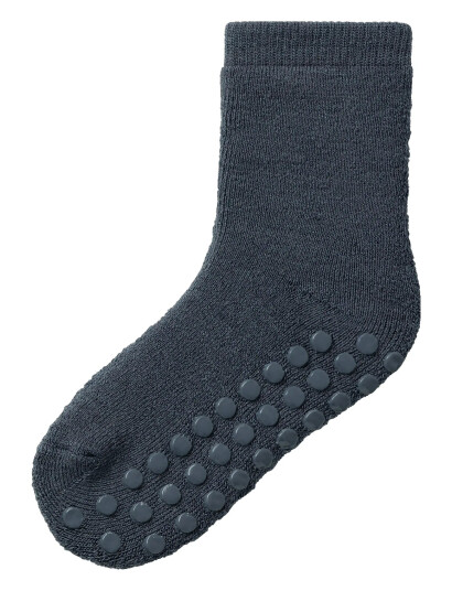 name it Nmmwaksi Wo/Bl Terry Sock W/Non Skid Blue 19-21 name it Nmmwaksi Wo/Bl Terry Sock W/Non Skid Blue 19-21