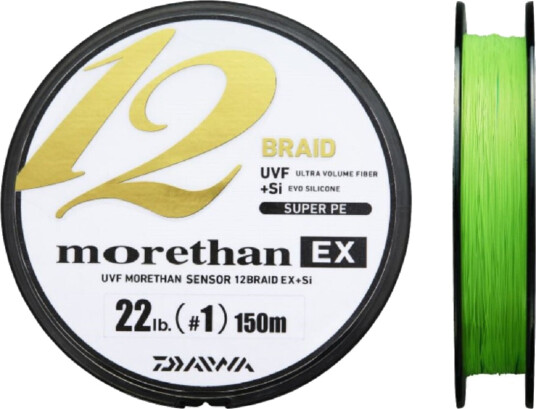 Daiwa Morethan 12 Braid EX Lime Green