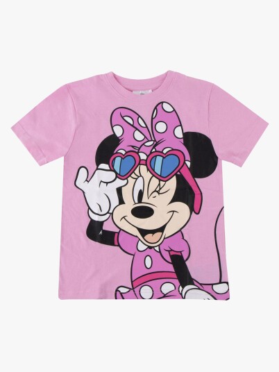 Disney Minni Mus T skjorte Rosa 104 110 Disney Minni Mus T skjorte Rosa 104 110