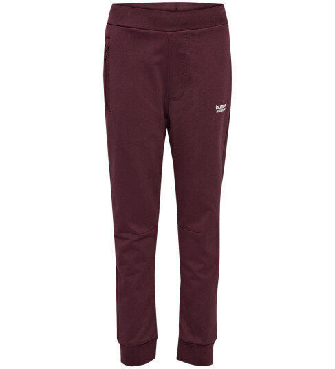 Hummel Hmljr Regular Adj Waist Pants Burgundy 128