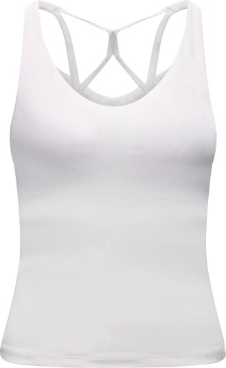 STRONGER Signature Strappy Tank   BRIGHT WHITE   XL