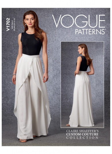 Vogue 1702 - Bukse med skjørt H5 (6-8-10-12-14)