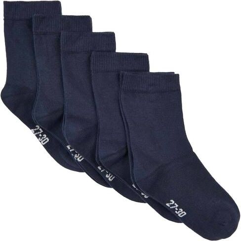 MinyMo 5-pack sokker til barn dark navy
