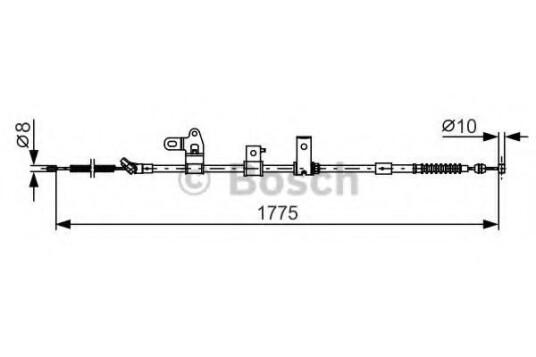 Bremsewire BOSCH 1 987 482 347 Bremsewire BOSCH 1 987 482 347