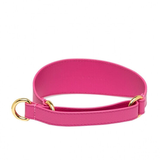 Collar Of Sweden Brett Hundhalsband Mørk Rosa (S)