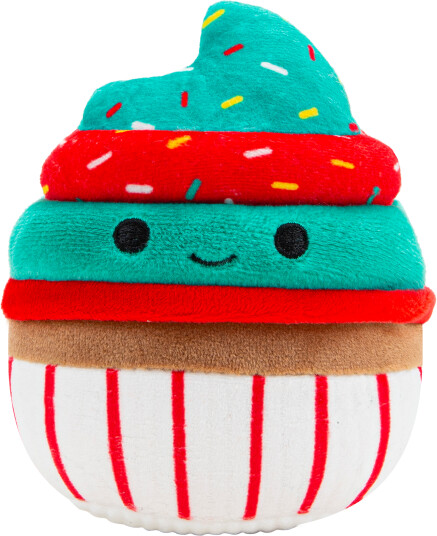 Squishmallows Squeaky Plush Dog Toy 9Cm Chantal The Cupcake (Dis0558)
