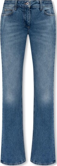 Off White Dame Jeans Blå W26, Off White Dame Jeans Blå W26,