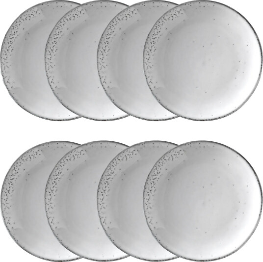 Broste Copenhagen Nordic Sand tallerken Ø20 cm 8 pakning