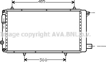 PRASCO CNA2073 Radiator motorkjøling