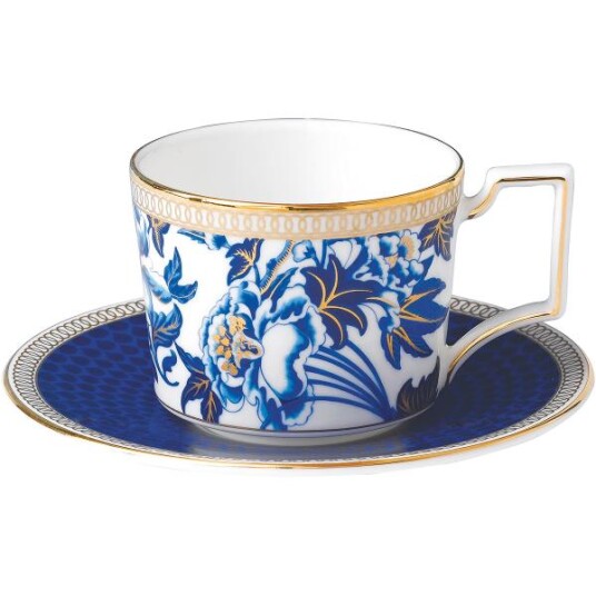 Wedgwood Hibiscus kaffekopp & asjett