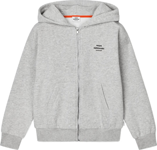 Mads Nørgaard Mix Sweat N Sonan Zip Hoodie Grey 104 Mads Nørgaard Mix Sweat N Sonan Zip Hoodie Grey 104