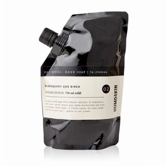 Humdakin håndsåpe refill 750 ml Elderberry & birch