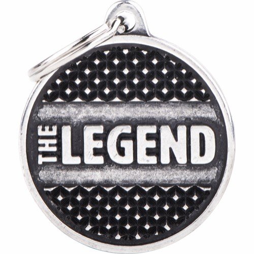 Myfamily Circle The Legend Id Tag Sølv Myfamily Circle The Legend Id Tag Sølv