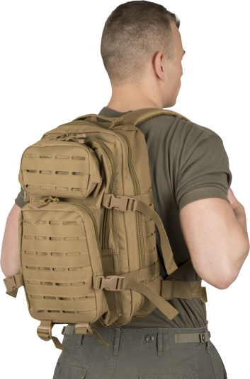 Brandit Ryggsekk  US Cooper Lasercut Medium Camel 30L