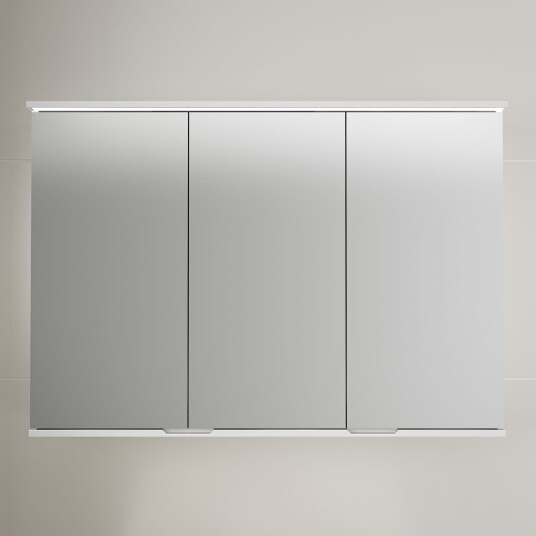 Linn Bad Hilde Speilskap med Overlys og Stikk Hvit Matt / 120cm Linn Bad Hilde Speilskap med Overlys og Stikk Hvit Matt / 120cm