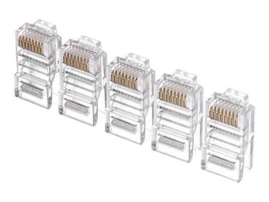 Netrack - Nettverkkontakt - Rj-45 (Hann) - Utp - Cat 5E - Fargeløs (En Pakke 100)