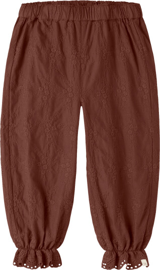Lil"Atelier Nmfnopa Loose Pant Lil Brown 98