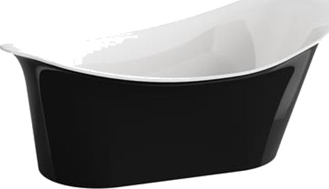 Badekar Vikingbad Groos Hvit/Sort 175cm