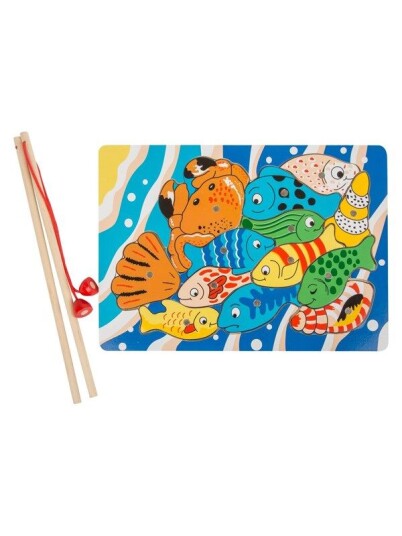 Small Foot  Wooden Fishing Game Puzzle