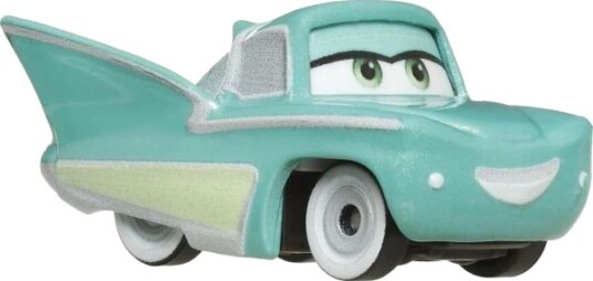Disney Pixar Cars Mini Racers Flo Metallbil 1:55 Mintgrønn Disney Pixar Cars Mini Racers Flo Metallbil 1:55 Mintgrønn