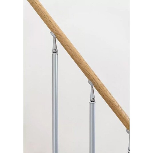 Dolle Utvendig Gelender Classic Ll Eik Oljet Pearl Grey 7T