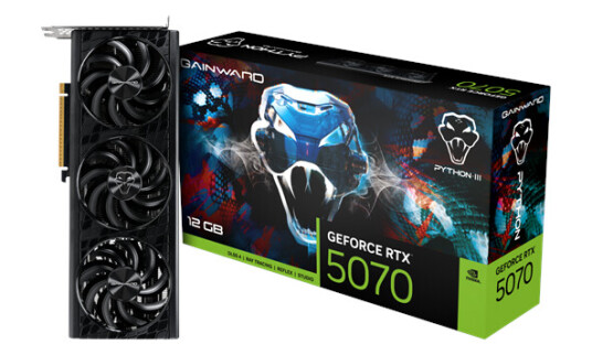 Gainward GeForce RTX 5070 Python III Grafikkort 12GB GDDR7 PCI Express 5.0