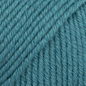 Drops Cotton Merino Garn Unicolor 26 Storm Blå Drops Cotton Merino Garn Unicolor 26 Storm Blå